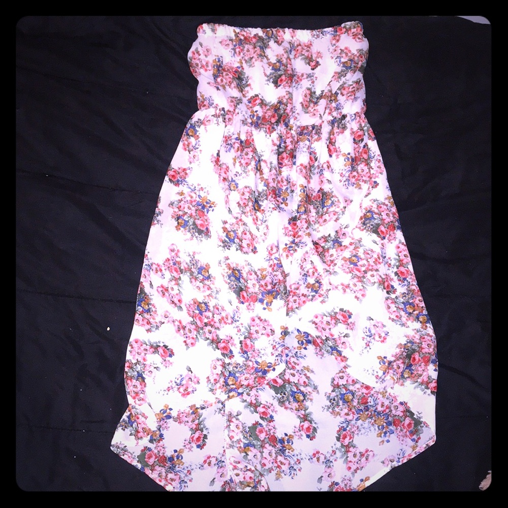 Strapless dress